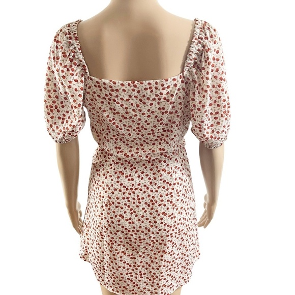 Reset by Jane Chaya Floral Mini Dress size Small in color cream combo - Picture 6 of 10